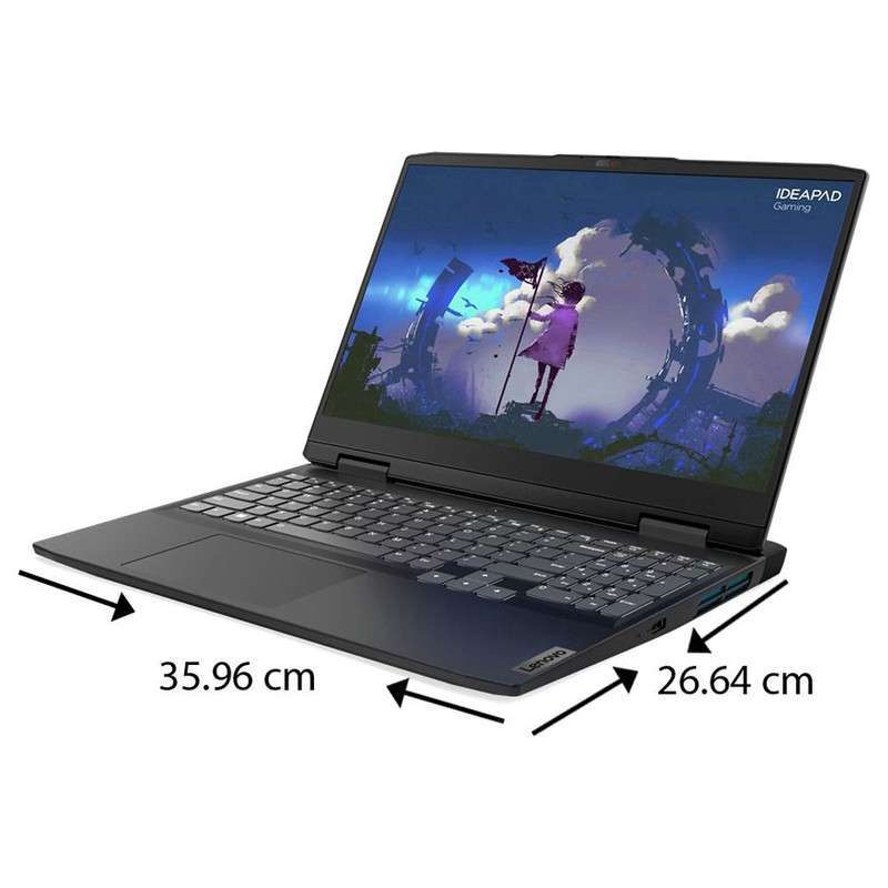 لپ تاپ 15.6 اینچی لنوو مدل IdeaPad Gaming 3 15IAH7-i5 12450H 16GB 512SSD RTX3050