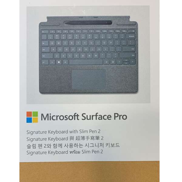 کیبورد بی سیم تبلت مایکروسافت مدل سیگنیچر  MS SURFACE SIGNATURE KEYBOARD  & Slim PEN 2