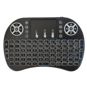 مینی کیبورد بی سیم کد 1020001125، سوییچ ممبران، Portable، نورپردازی LED RGB