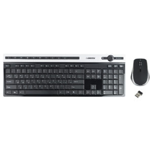 کیبورد و ماوس بی سیم گرین مدل GKM-505W، سوییچ ممبران، Full-Size