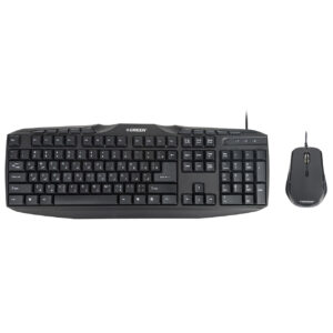 کیبورد و ماوس گرین مدل GKM-305، سوئیچ ممبران، Full-size